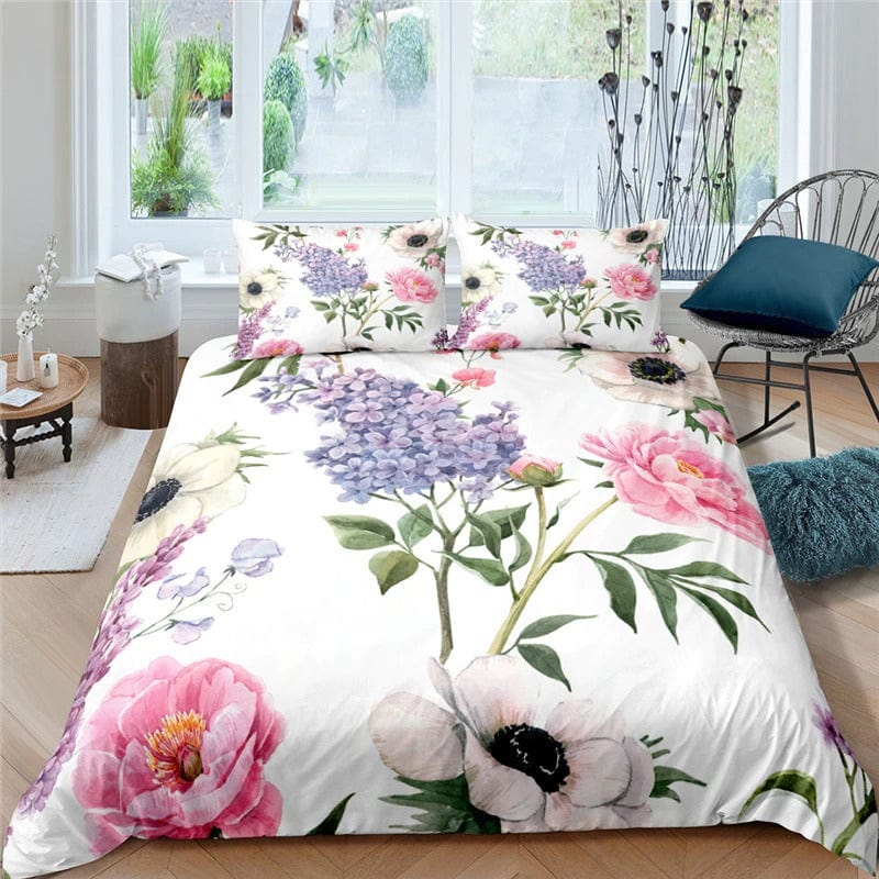 Kvetinová Obliečka Na Prikrývku Vo Vintage Štýle