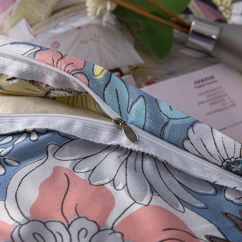 Vintage Kvetinová Obliečka Na Perinu