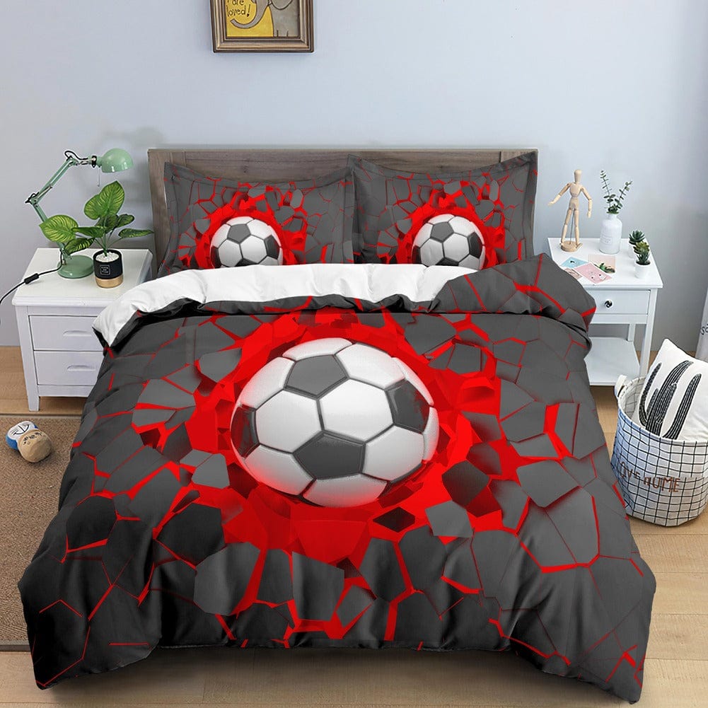Futbalová Prikrývka Lava Red
