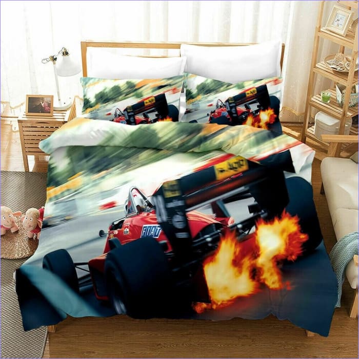 Obliečka Na Prikrývku Formula 1 Flames