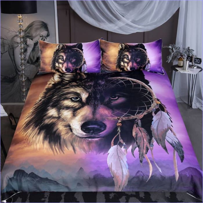 Obliečka Na Prikrývku Wolf Print