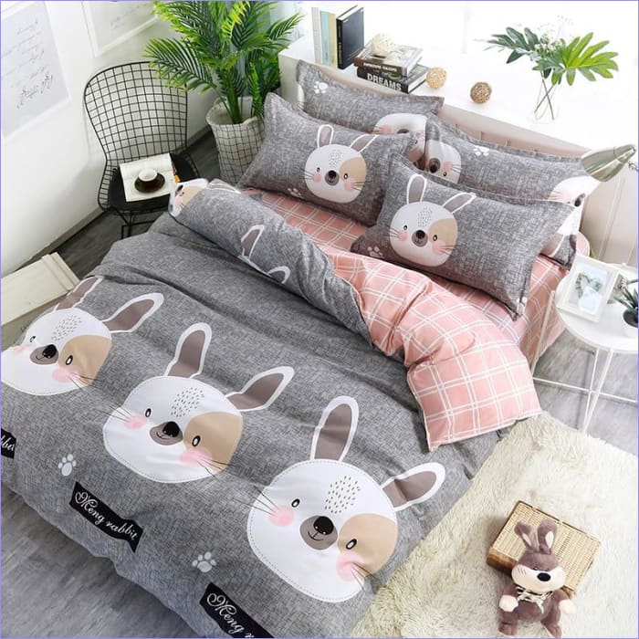 Obliečka Na Prikrývku Králik Sivá