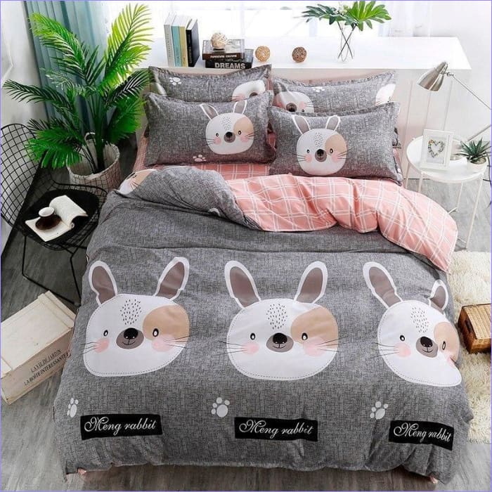 Obliečka Na Prikrývku Králik Sivá