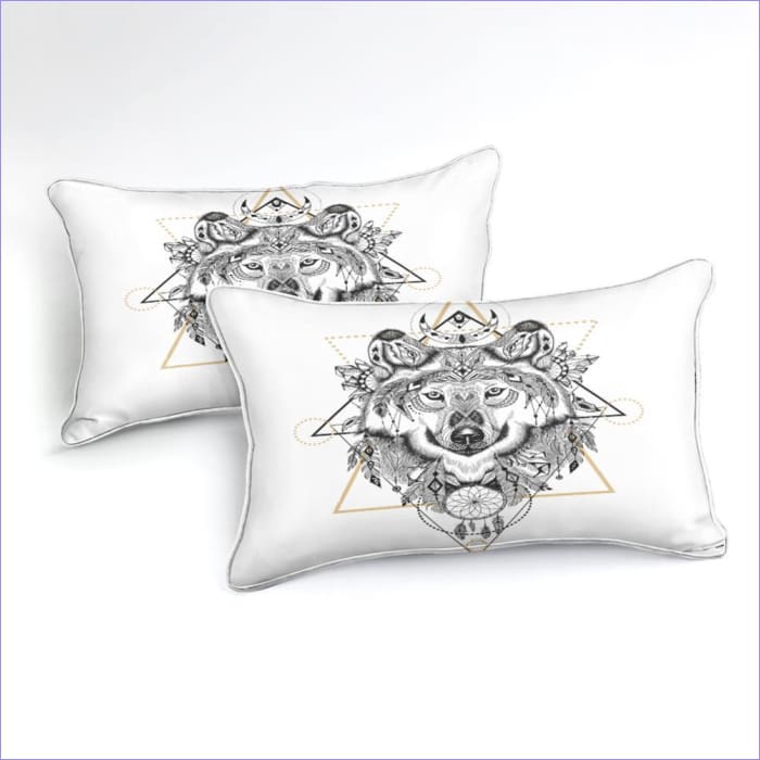 Biela Obliečka Na Prikrývku Wolf Lapač Snov