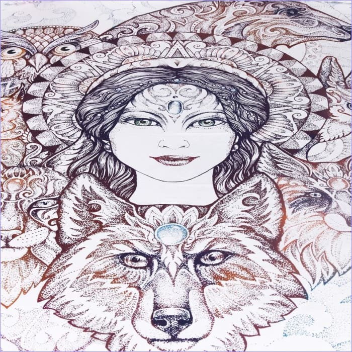 Obliečka Na Perinu Wolf V Bohémskom Štýle