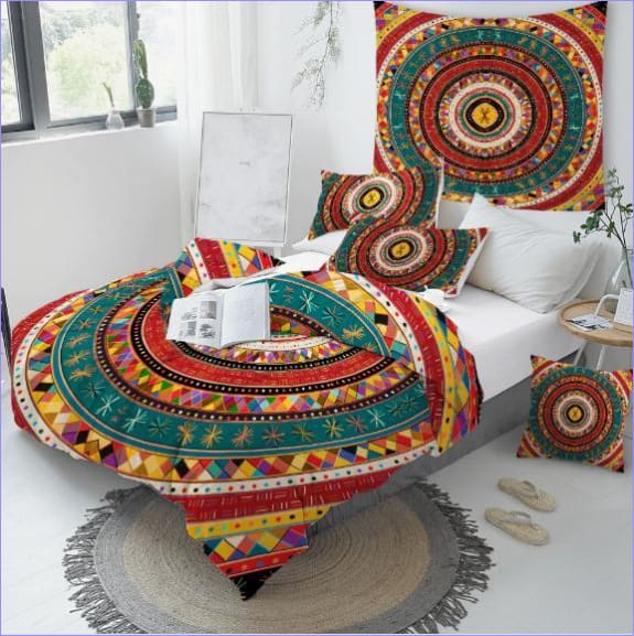 Obliečka Na Prikrývku Aztec Mandala