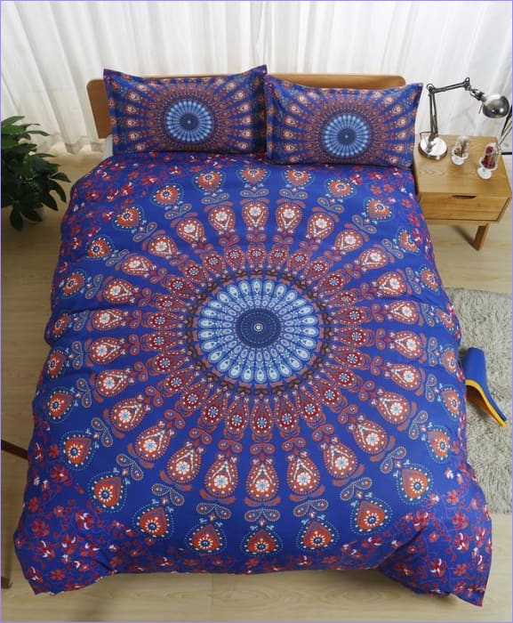 Farebná Obliečka Na Prikrývku Mandala