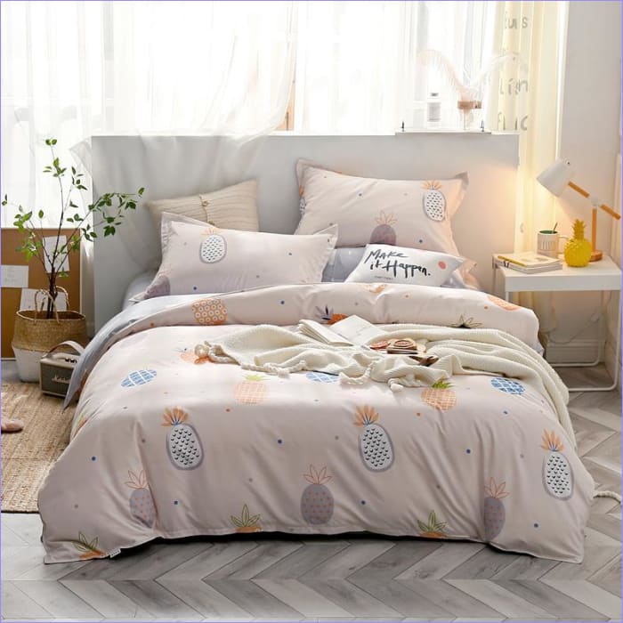 Moderná Obliečka Na Perinu Z Ananásu