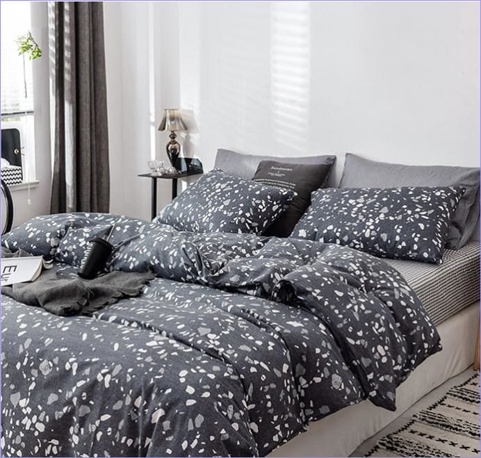 Moderná Obliečka Na Prikrývku Z Čiernej Žuly