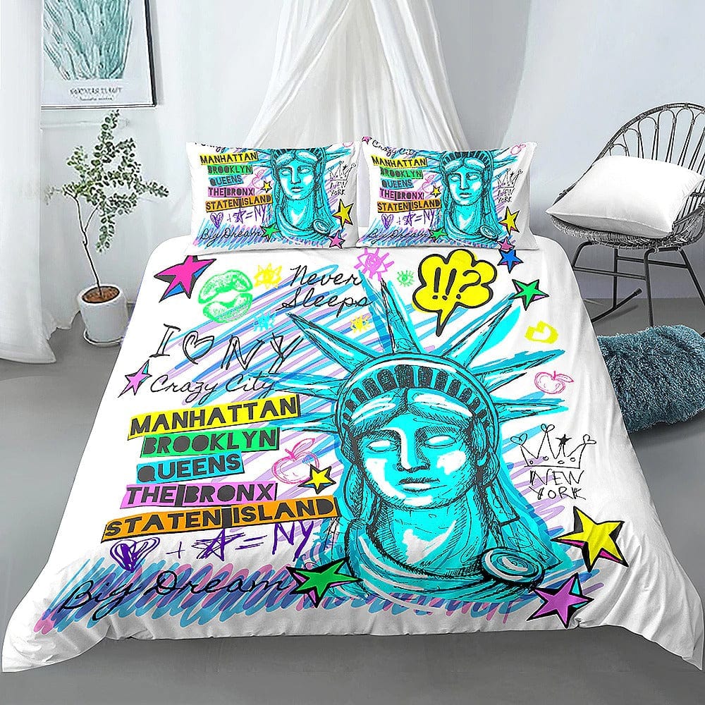 Obliečka Na Prikrývku New York 220x240 Socha Slobody