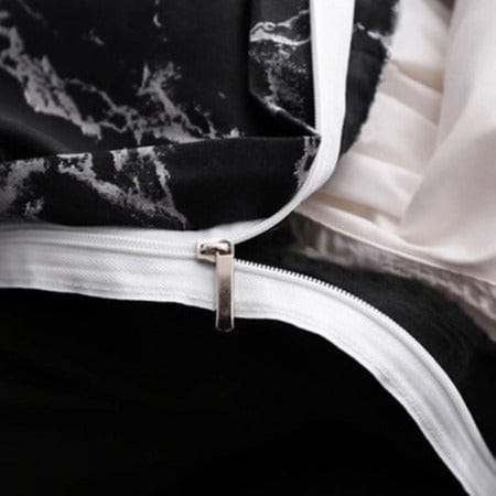 Čierno-Sivá Obliečka Na Prikrývku