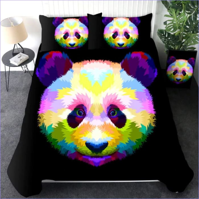 Viacfarebná Obliečka Na Prikrývku Panda