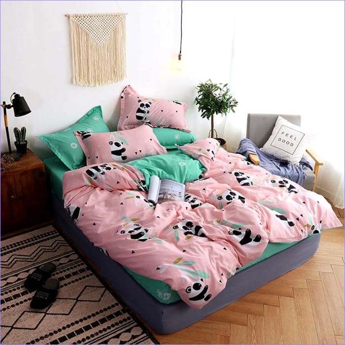 Obliečka Na Prikrývku Pink Panda