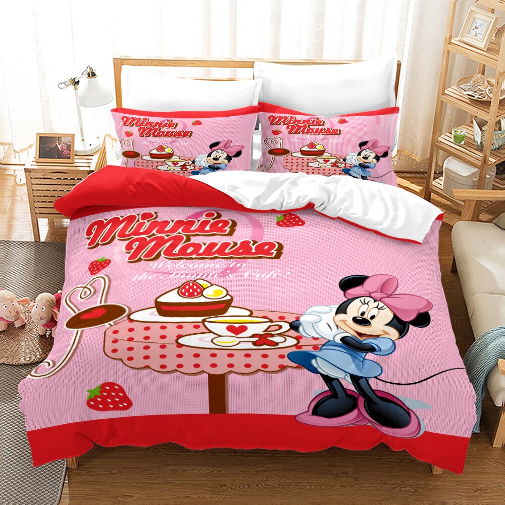 Ružová Obliečka Na Perinu Minnie Snack