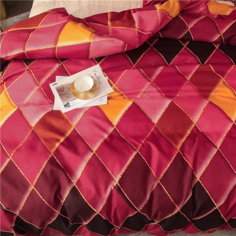 Obliečka Na Perinu Červená Oranžová