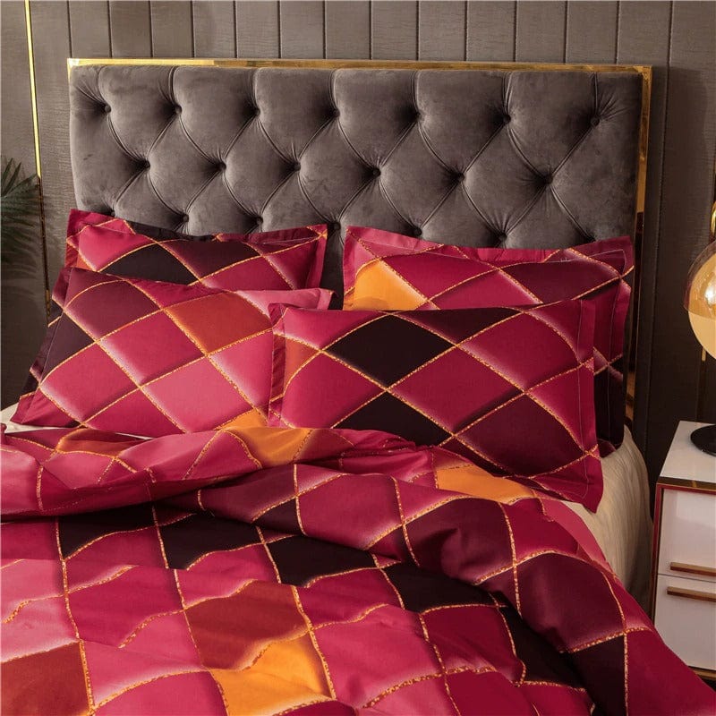 Obliečka Na Perinu Červená Oranžová