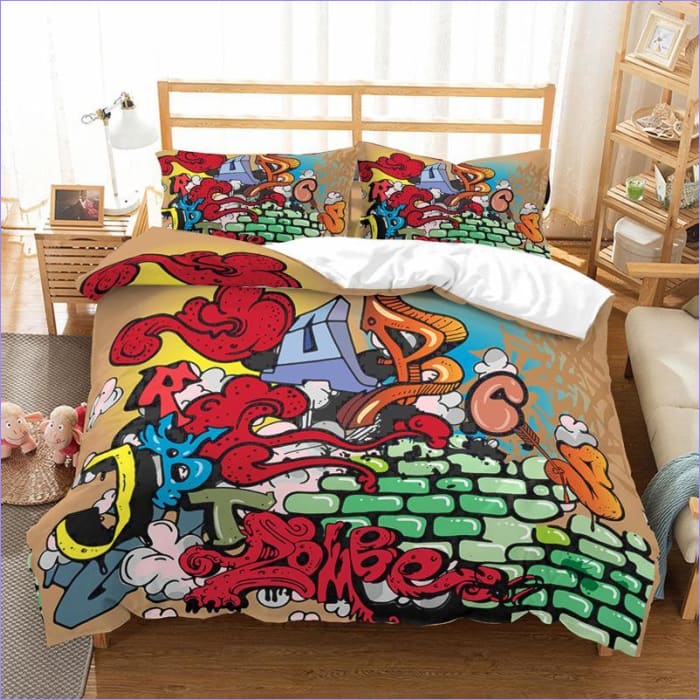 Štítok Graffiti Obliečka Na Prikrývku