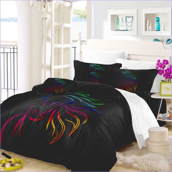 Obliečka Na Prikrývku Rainbow Horse Head