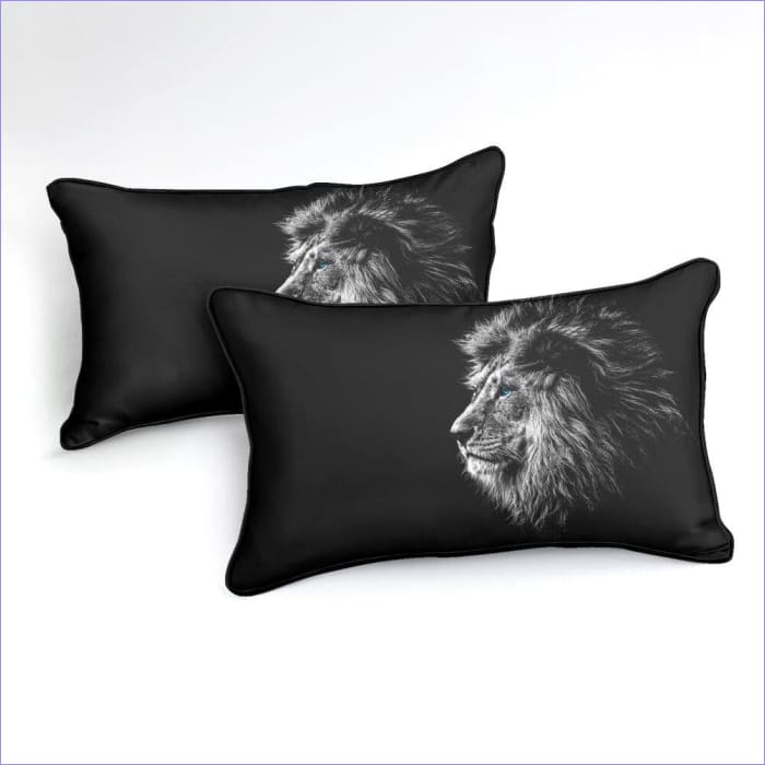 Čierno-Biela Obliečka Na Prikrývku S Hlavou Leva