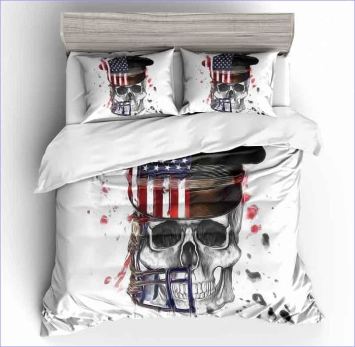 Obliečka Na Prikrývku Lebky Americkej Armády
