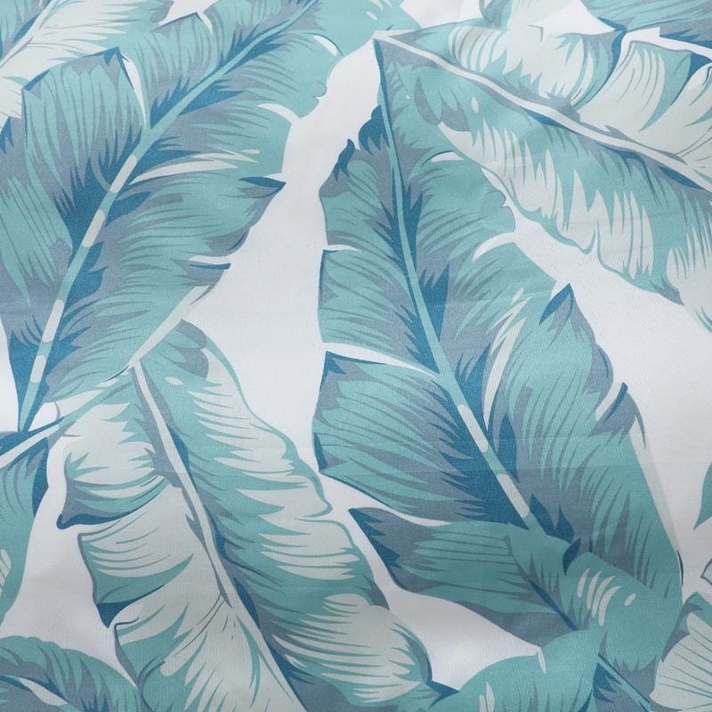 Obliečka Na Prikrývku So Zelenými A Bielymi Tropickými Kvetmi