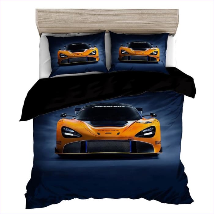 Žlté Pretekárske Auto Obliečka Na Prikrývku